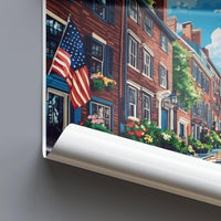 Boston Poster - Massachusetts Wall Art