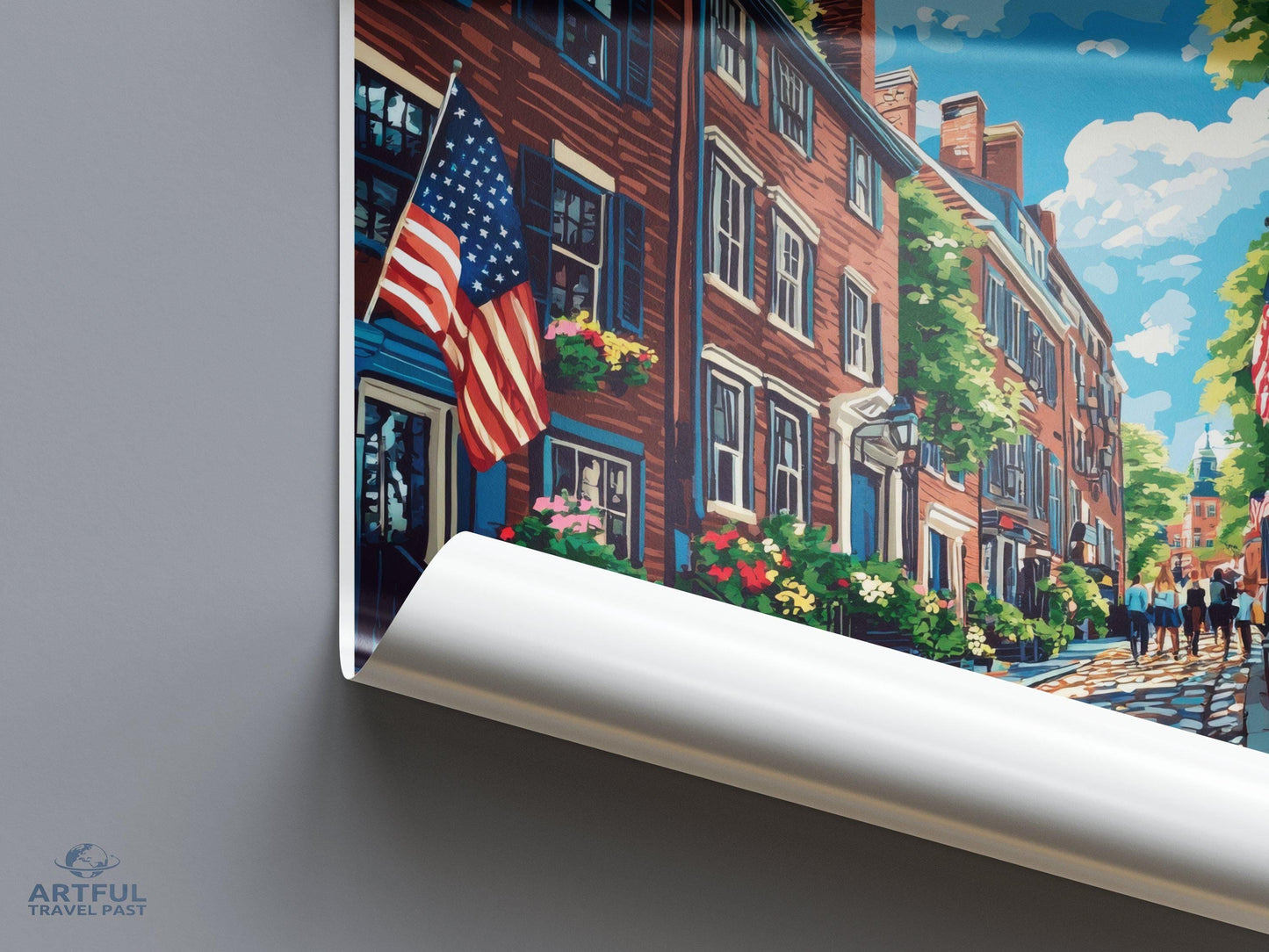 Boston Poster - Massachusetts Wall Art