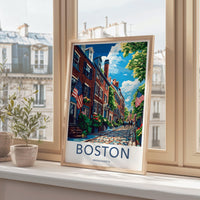 Boston Poster - Massachusetts Wall Art