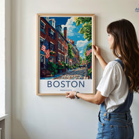 Boston Poster - Massachusetts Wall Art