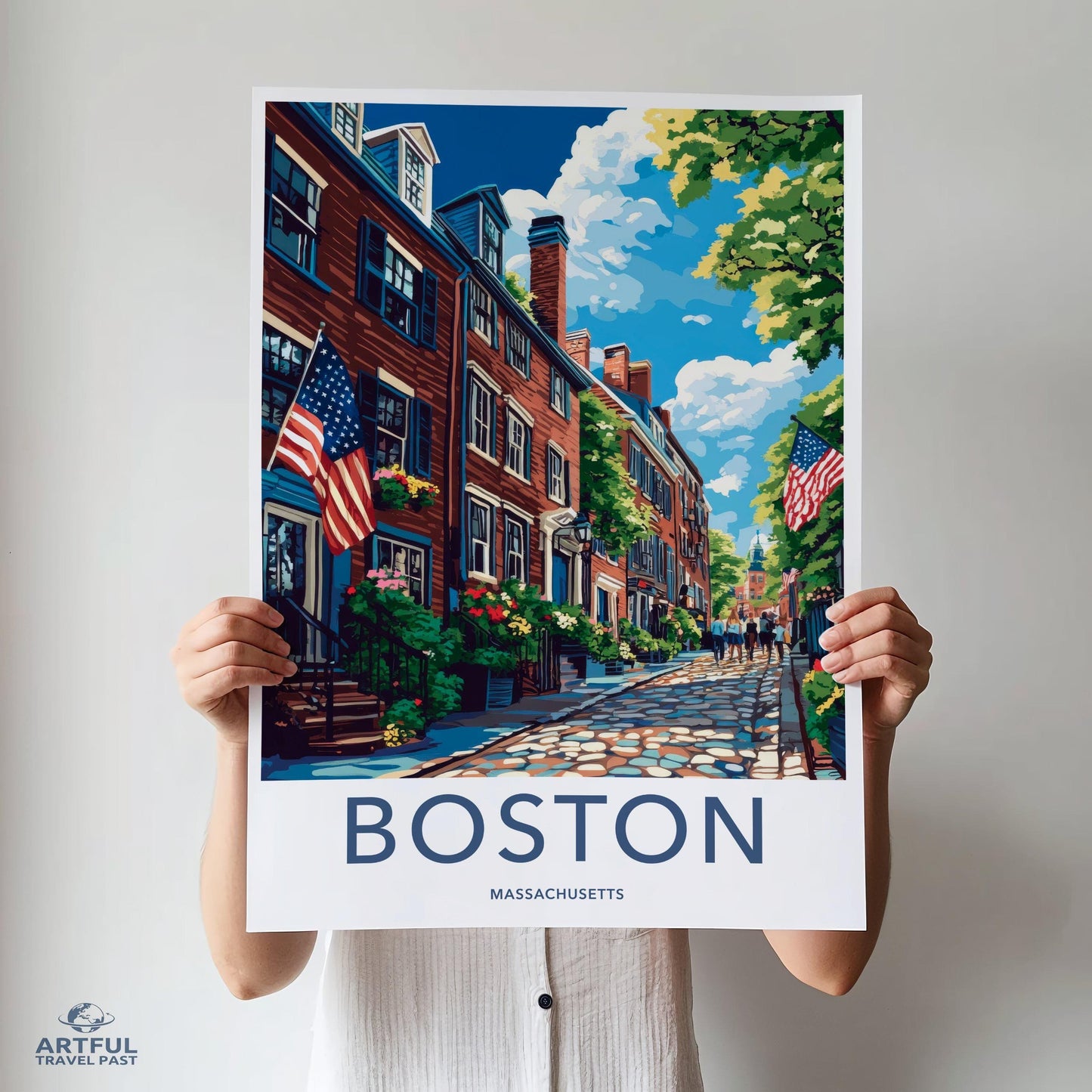 Boston Poster - Massachusetts Wall Art