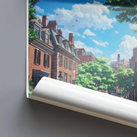 Boston Poster - Massachusetts Wall Art