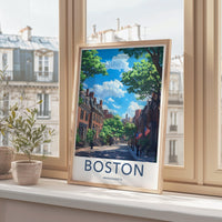 Boston Poster - Massachusetts Wall Art