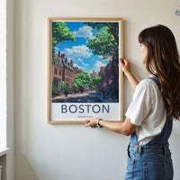 Boston Poster - Massachusetts Wall Art