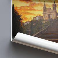 Braga Poster | Portugal Wall Art | Europe Decor