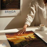 Braga Poster | Portugal Wall Art | Europe Decor