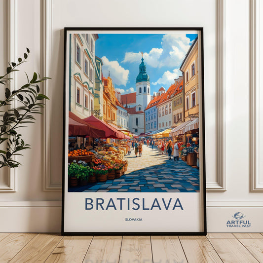Bratislava Poster - Slovakia Wall Art