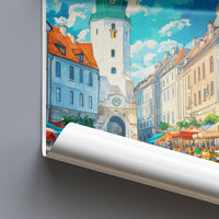 Bratislava Poster - Slovakia Wall Art