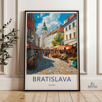 Bratislava Poster - Slovakia Wall Art