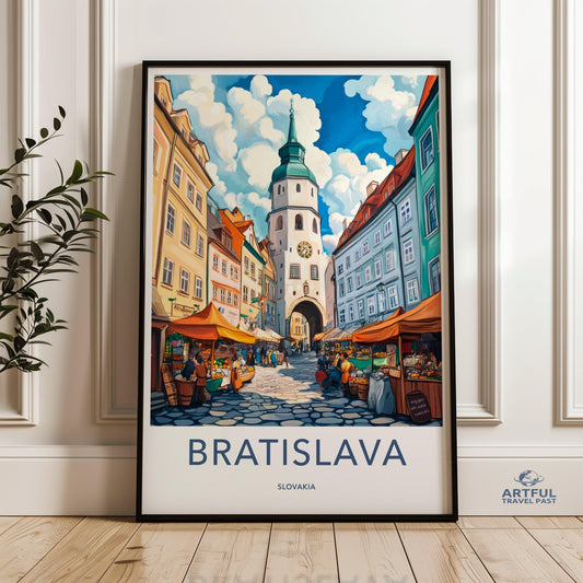 Bratislava Poster - Slovakia Wall Art