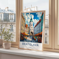 Bratislava Poster - Slovakia Wall Art