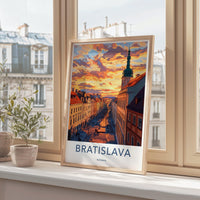 Bratislava Poster - Slovakia Wall Art