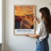 Bratislava Poster - Slovakia Wall Art