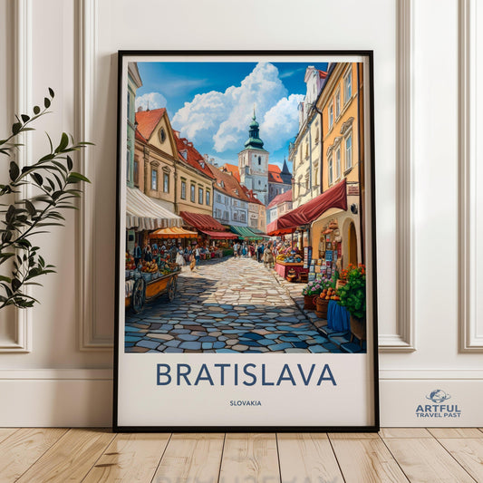 Bratislava Poster - Slovakia Wall Art