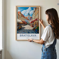 Bratislava Poster - Slovakia Wall Art