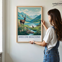 Brecon Beacons Poster | Wales Wall Art