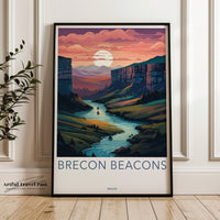 Brecon Beacons Poster - Wales Wall Art