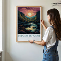 Brecon Beacons Poster - Wales Wall Art