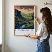 Brecon Beacons Poster - Wales Wall Art