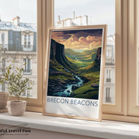 Brecon Beacons Poster - Wales Wall Art