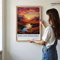 Brecon Beacons Poster - Wales Wall Art