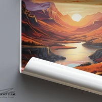 Brecon Beacons Poster - Wales Wall Art