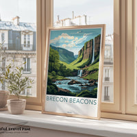 Brecon Beacons Poster | Wales Wall Art | UK Decor