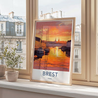 Brest Poster - France Wall Art