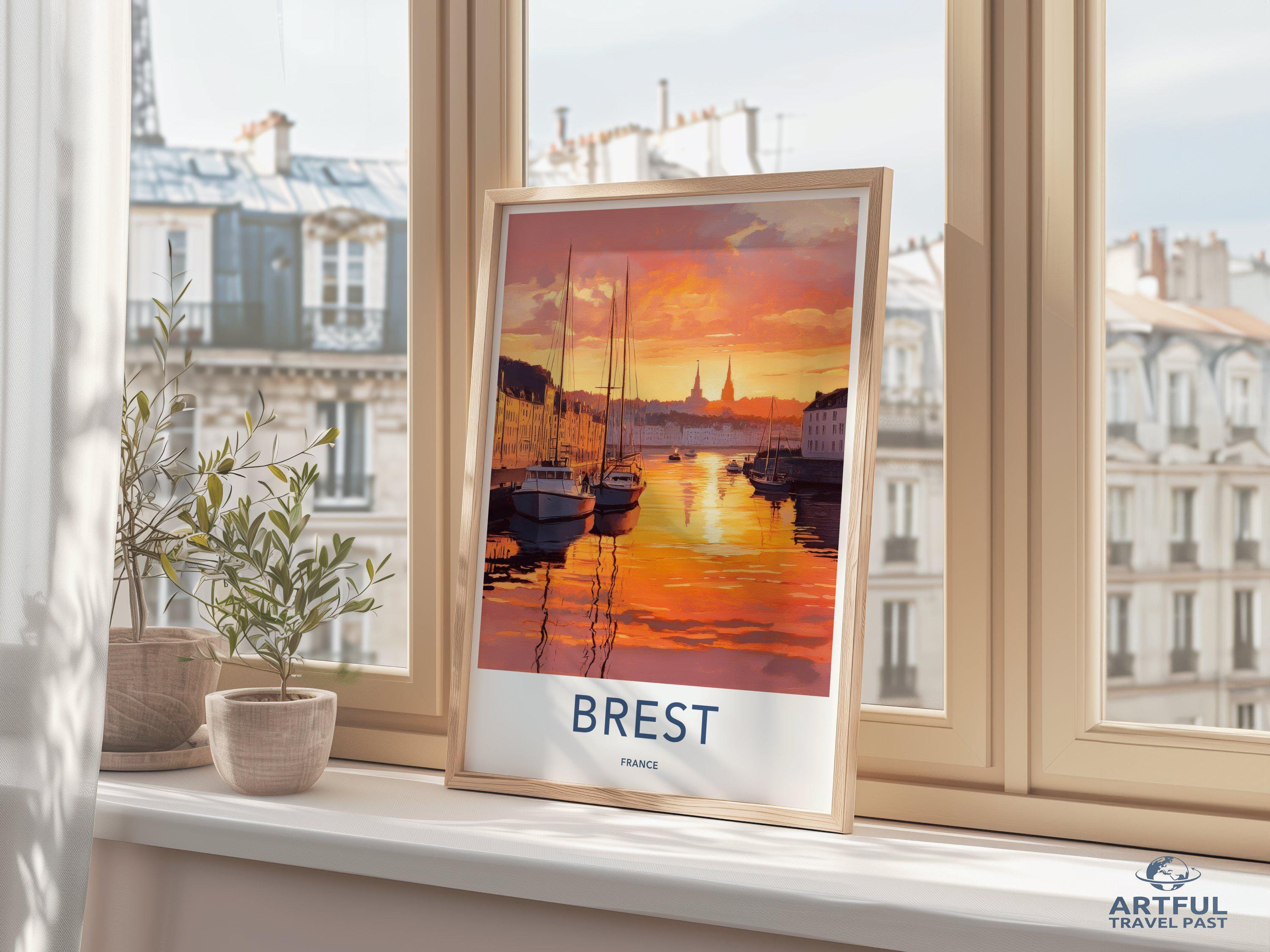 Brest Poster - France Wall Art