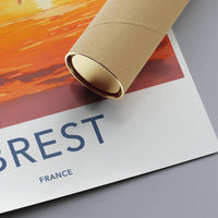 Brest Poster - France Wall Art