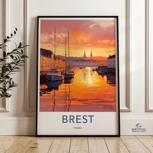 Brest Poster - France Wall Art