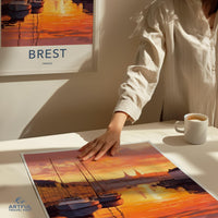 Brest Poster - France Wall Art