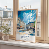 Brest Poster - France Wall Art