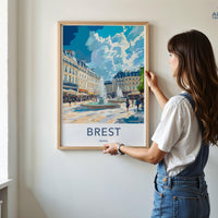 Brest Poster - France Wall Art