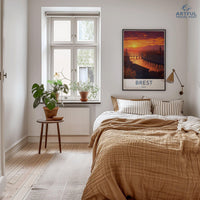 Brest Poster - France Wall Art