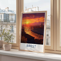 Brest Poster - France Wall Art