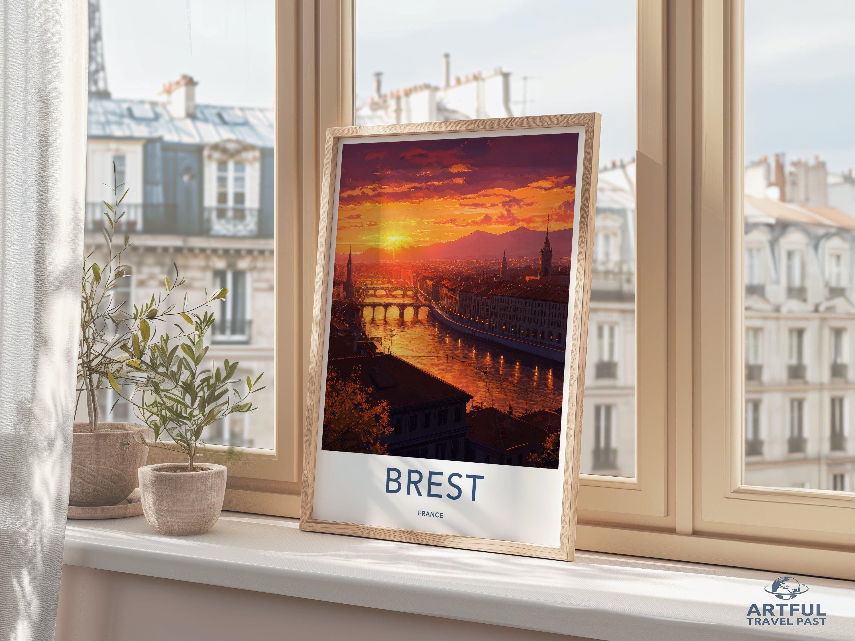 Brest Poster - France Wall Art