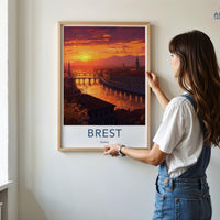 Brest Poster - France Wall Art