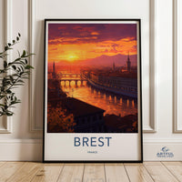 Brest Poster - France Wall Art
