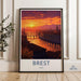 Brest Poster - France Wall Art