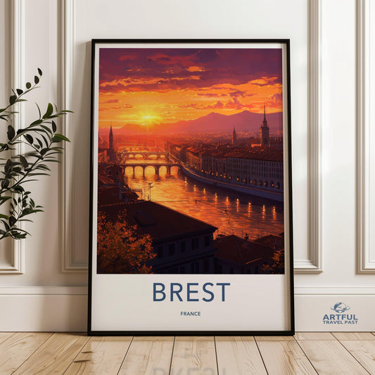 Brest Poster - France Wall Art