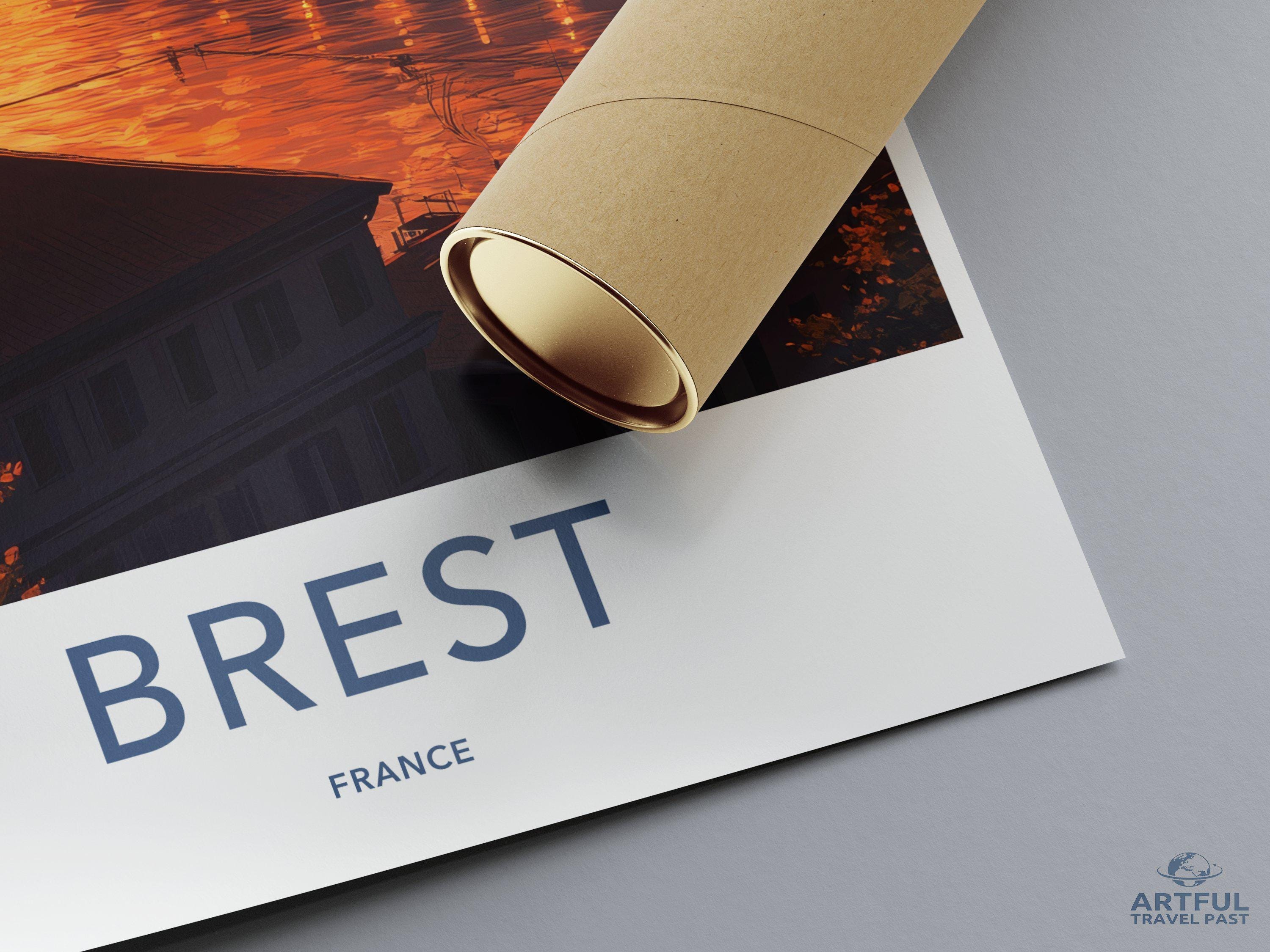 Brest Poster - France Wall Art