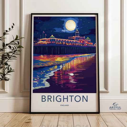Brighton Poster - England Wall Art