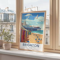 Brighton Poster - England Wall Art