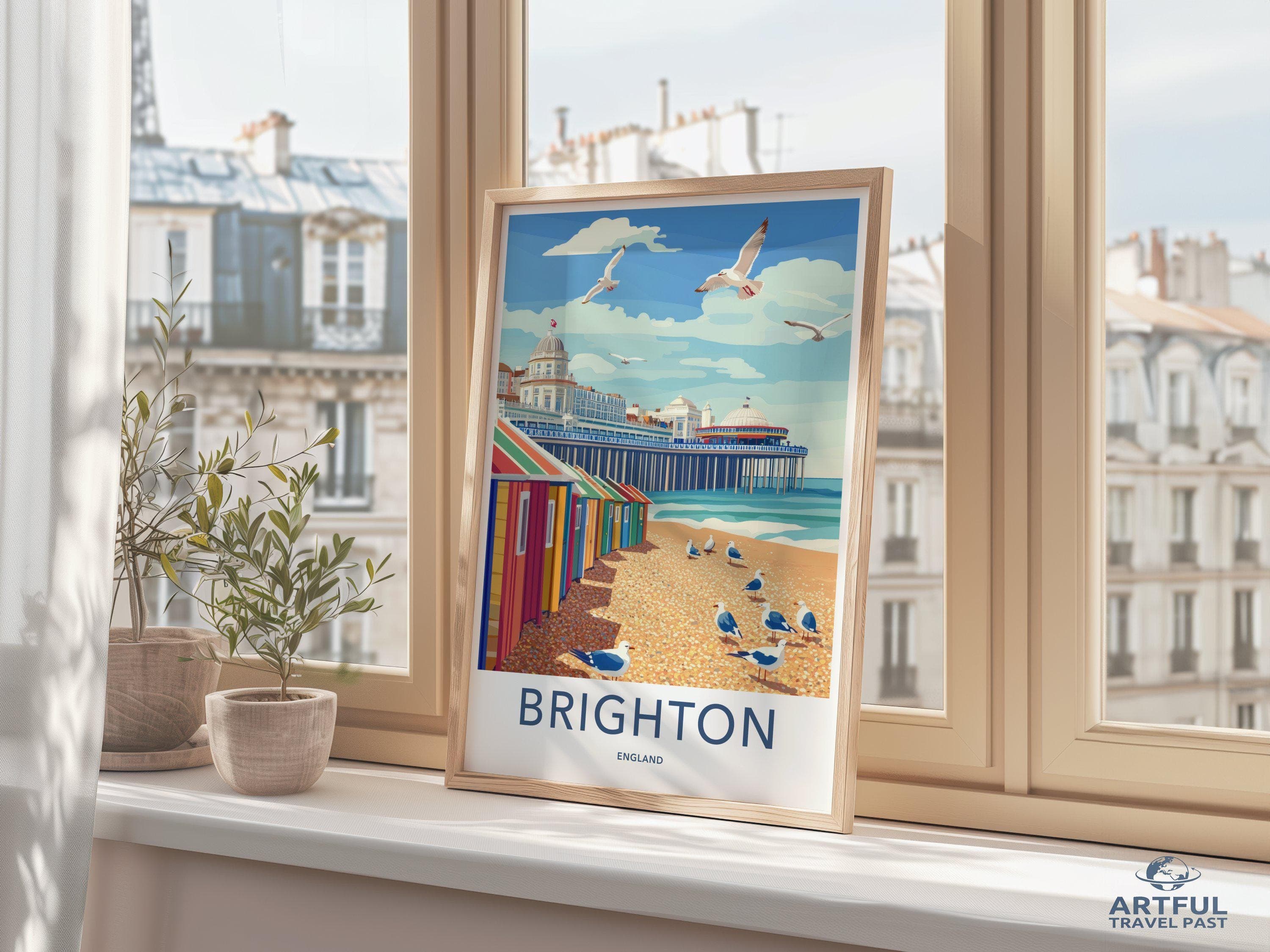 Brighton Poster - England Wall Art