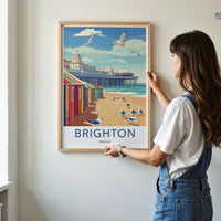 Brighton Poster - England Wall Art