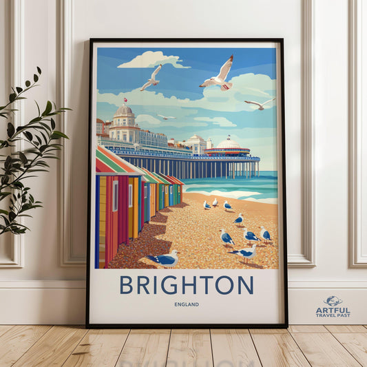 Brighton Poster - England Wall Art