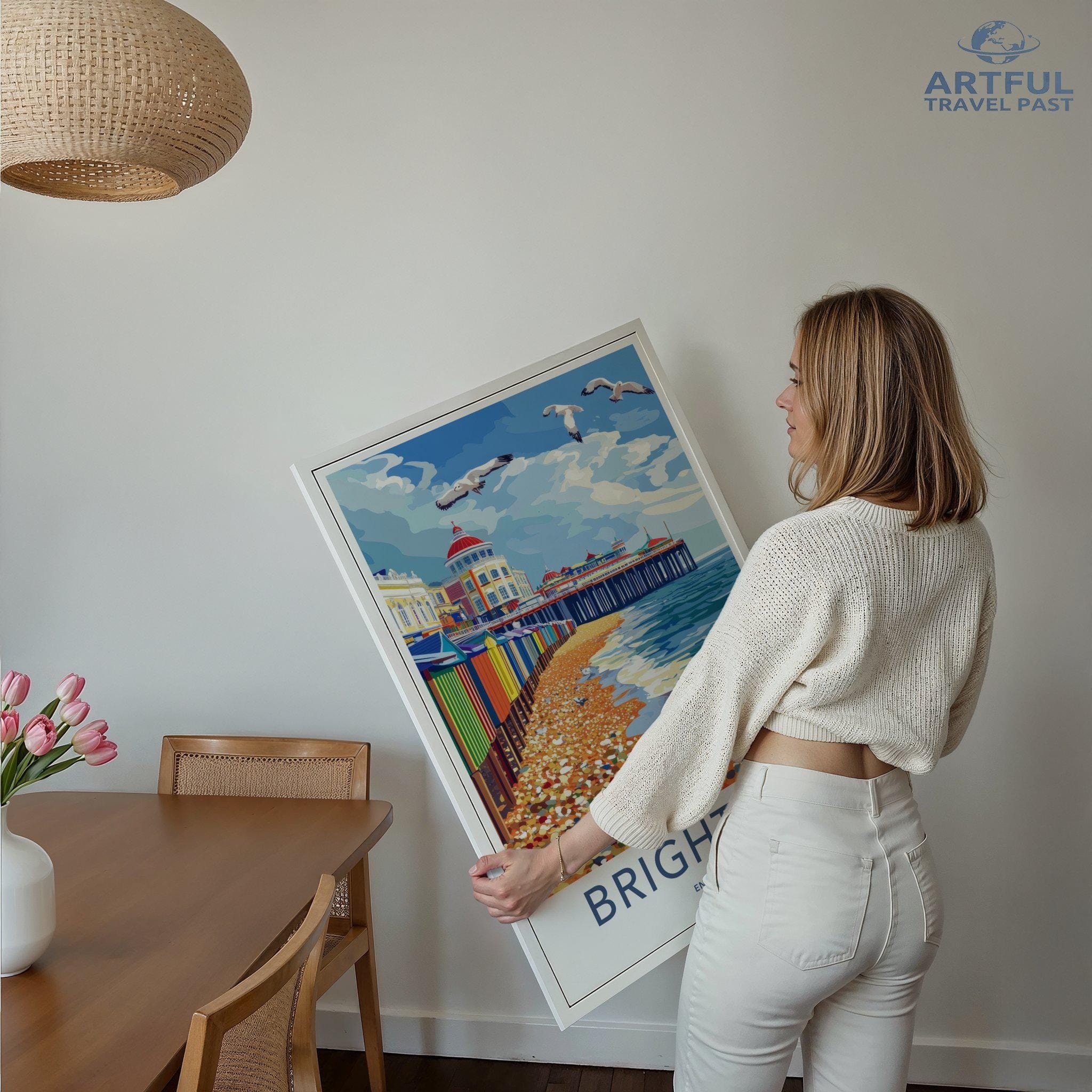 Brighton Poster - England Wall Art