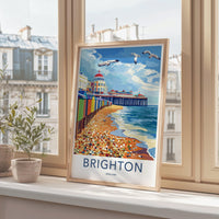 Brighton Poster - England Wall Art