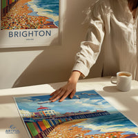 Brighton Poster - England Wall Art